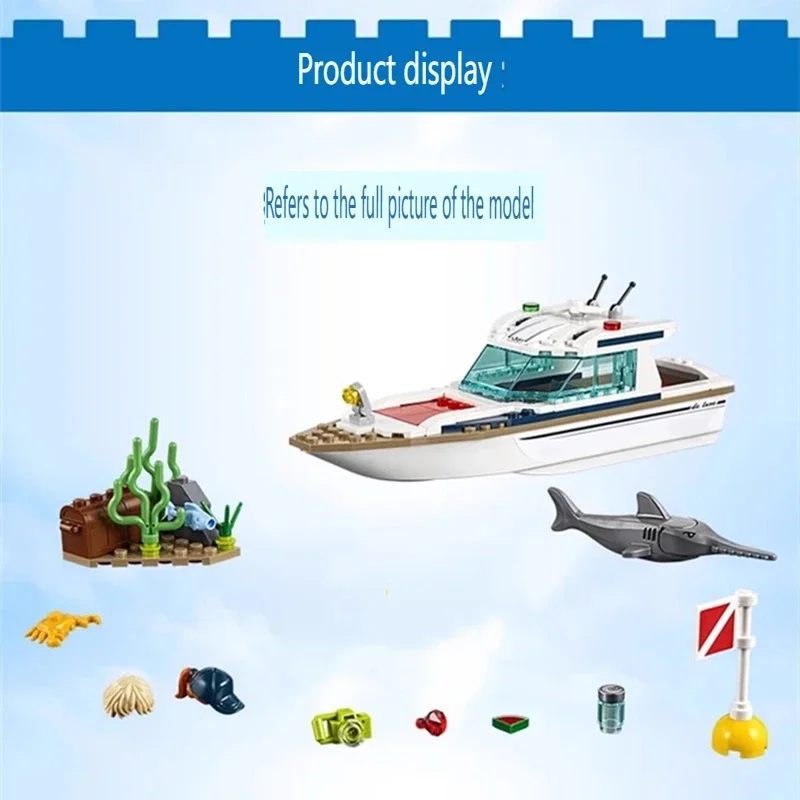Конструктор City Series 60221: – обзор и цена Model Kit Yacht