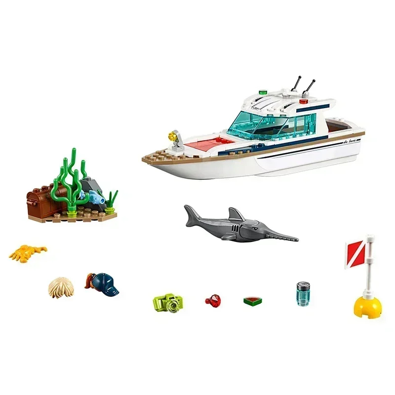 Конструктор City Series 60221: – обзор и цена Model Kit Yacht