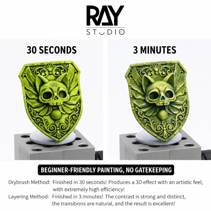 RAY Studio, набор контрастных  – обзор и цена Paint Model Kit